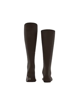 BURLINGTON | Chaussettes hautes pour homme LEEDS 40-46 marine | braun